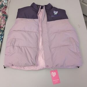 Hello Kitty Kuromi Pink and Purple Puffer Jacket